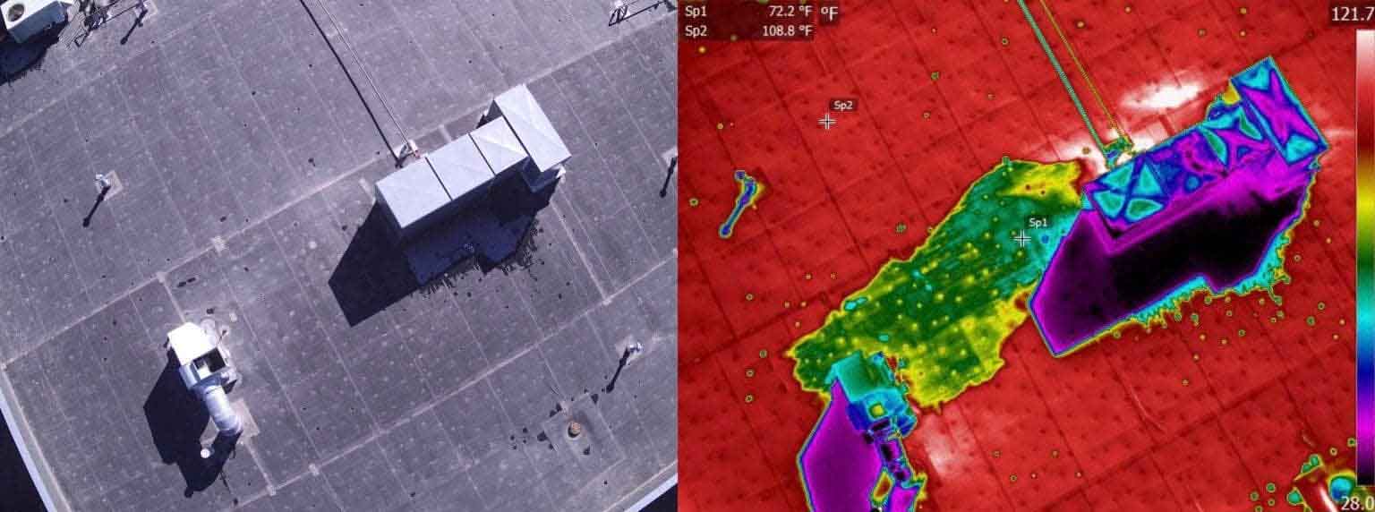 Therma Photo to show Affected spots Comparison